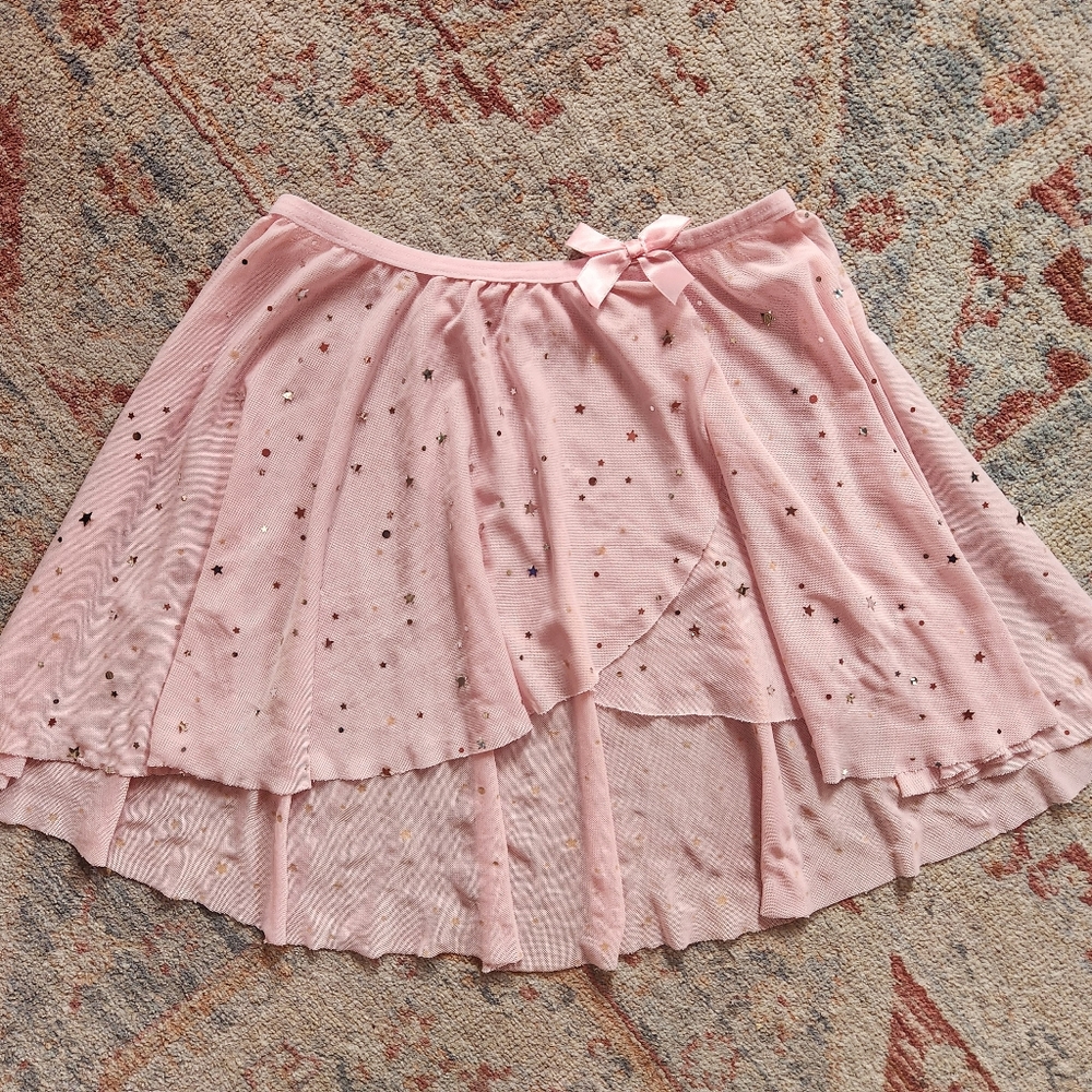 Mesh pull on Ballet Skirt with stars